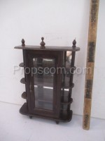 Hanging cabinet decorated with glass