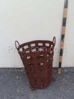 Wrought iron basket