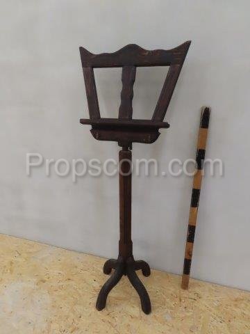 Music stand carved