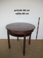 Wooden round table