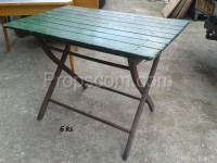 Garden folding table