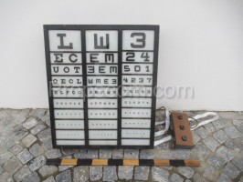 Eye examination board