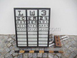 Eye examination board