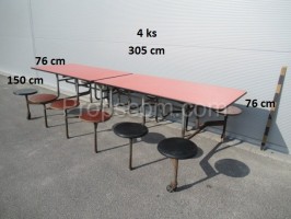Jídelní stoly  se stoličkami