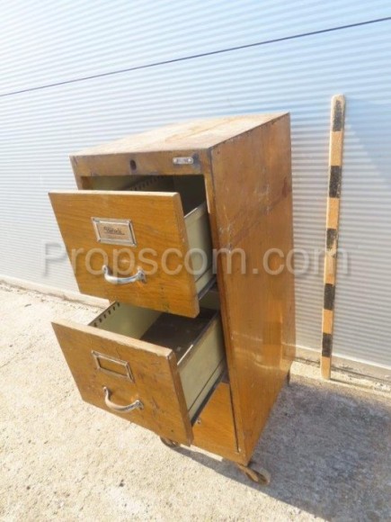 Metal filing cabinet