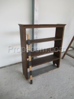 Small wooden bookshelf