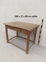 Wooden table with legs