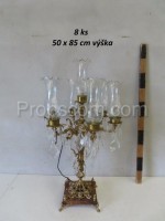 Brass electric candlesticks