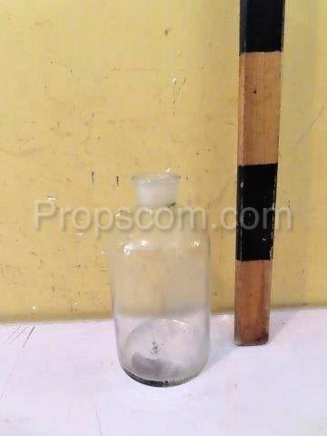 Bottle with ground glass