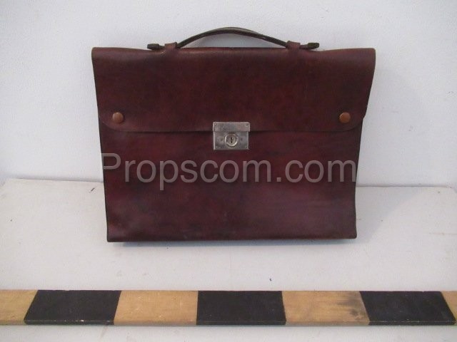 Leather briefcase