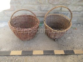 Wicker baskets collection