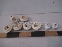 Porcelain sockets and switches