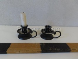 Black table candlesticks
