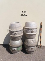Aluminum barrels 50l