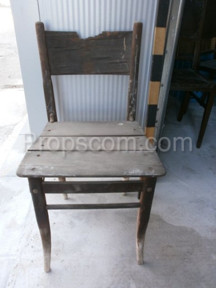 Wooden brown chair