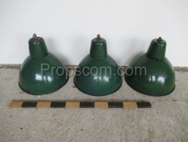 Green large industrial lamps