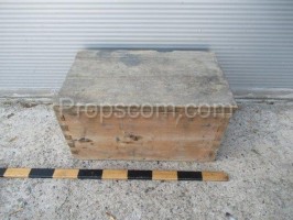 Wooden box with lid