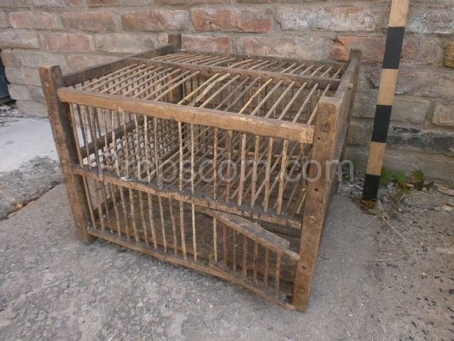 Wooden cage