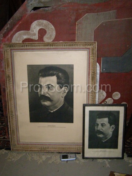 Reihe von Gemälden von Josef Vissarionovich Stalin