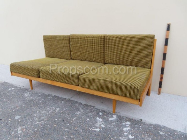 Green sofa