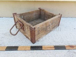 Wooden box with handle