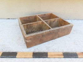 Wooden box organizer