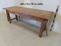 Wooden long table