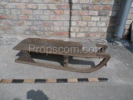 Wooden sled 