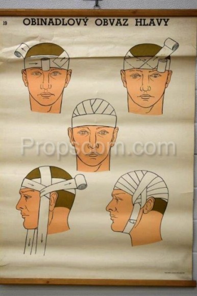 School poster - Head bandage