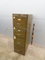 Metal filing cabinet