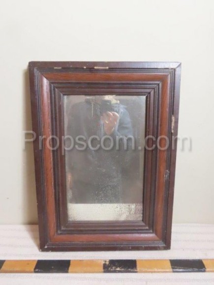 Mirror in a wooden frame