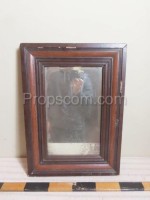 Mirror in a wooden frame