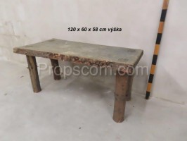 Wooden bench