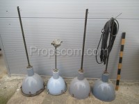 Gray gray industrial lamps