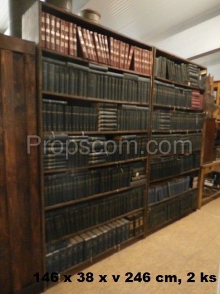 Knihovna dřevěná velká 