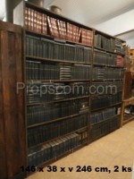 Knihovna dřevěná velká 