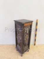 Wooden pedestal