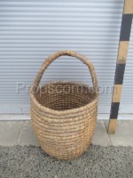 Deep wicker basket