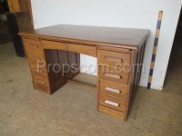 Dark wooden desk