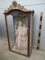 Schaufenster mit Madonna