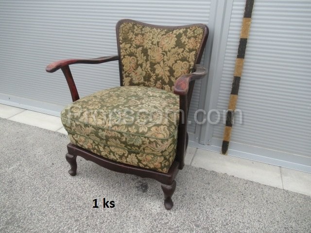 Upholstered armchair