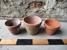 Terracotta flower pots