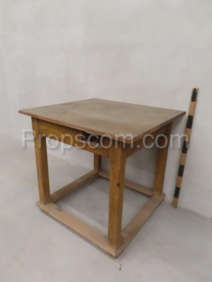 Wooden table with legs