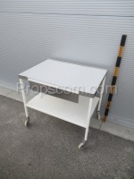 Mobile table with drawer