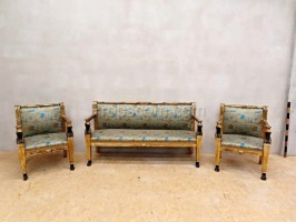 Sofa with two armchairs