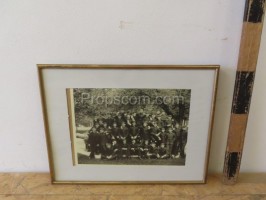 Photo of soldiers in a frame