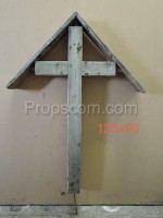 Kříž hřbitovní dřevěný 