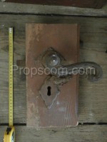 Forged lock with handle