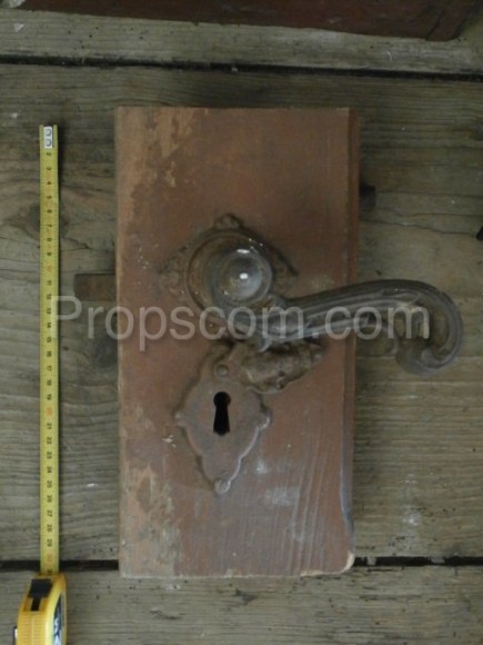 Forged lock with handle