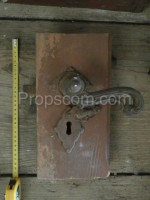 Forged lock with handle